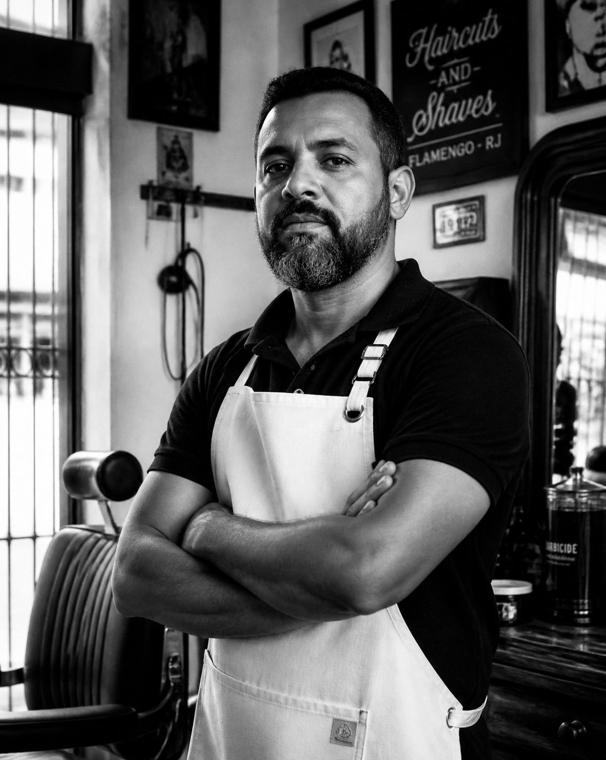 Fundador da SÔMEN, barbeiro brasileiro